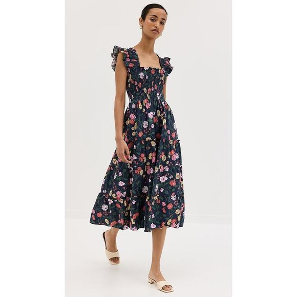 Hill House Home Dresses & Skirts - Hill House Home The Ellie Nap Dress Navy Peony Bouquet - S